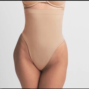 SKIMS High-Waisted Shapewear in Tan